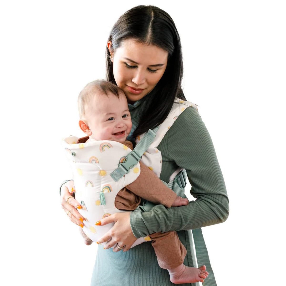 Infantino Flip 4-in-1 Baby Carrier Convertible Ergonomic, Gray