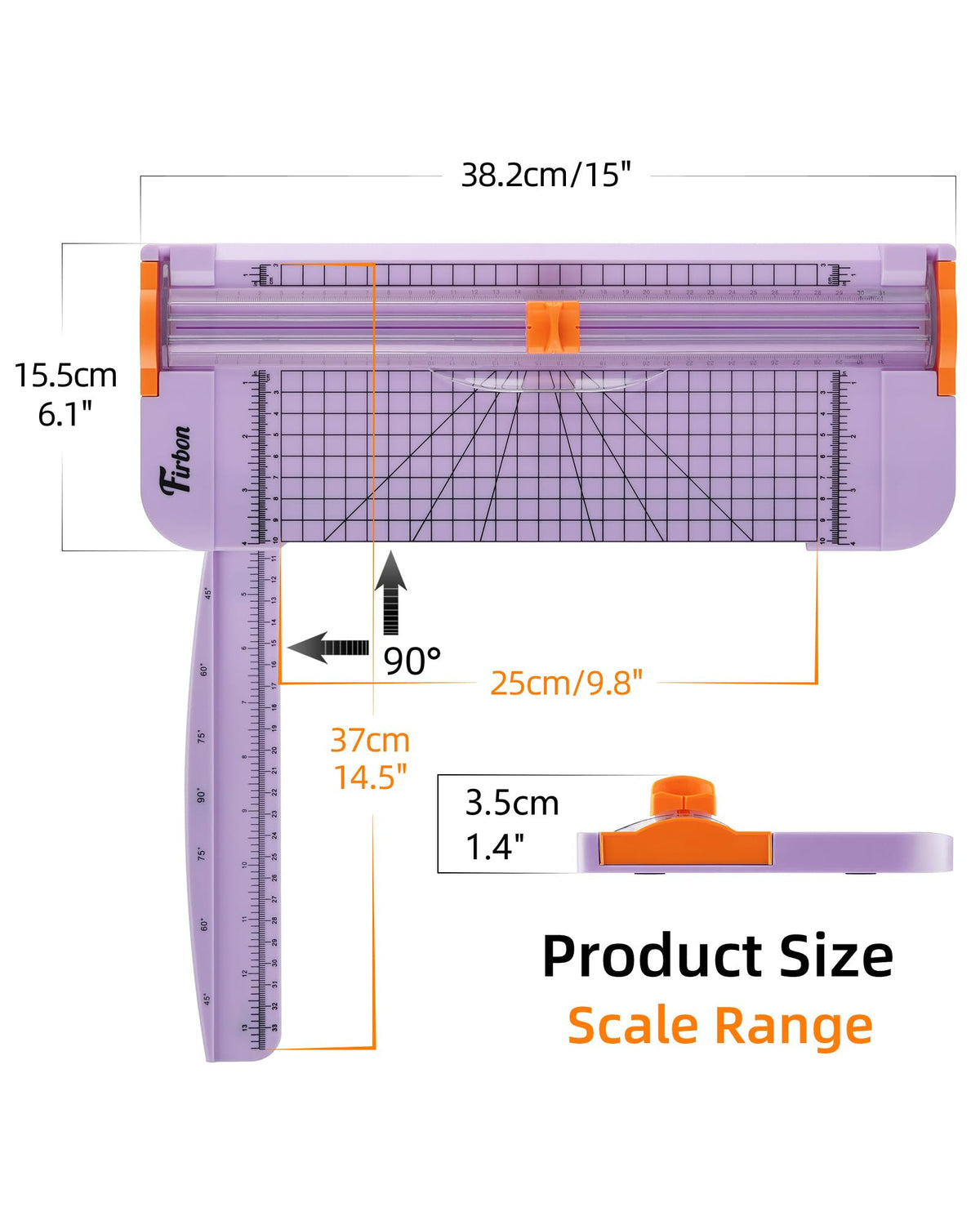 Firbon A4 Paper Cutter, 12 Inch Paper Trimmer with Extened Ruler, Black Father Jim Norris notebooks