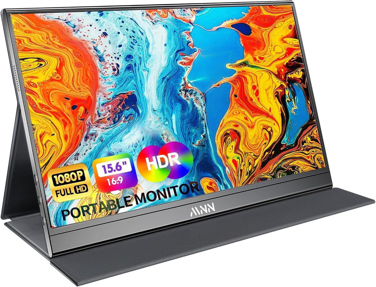 MNN 15.6" FHD 60Hz Portable Monitor USB-C HDMI IPS HDR Gaming Laptop Father Jim Norris notebooks