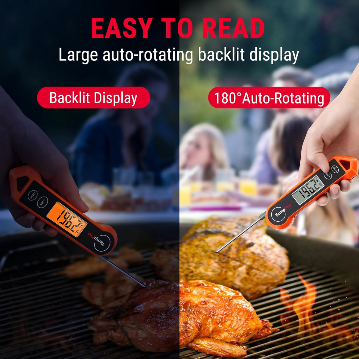 TempPro TempSwift 1 Sec Instant Read Meat Thermometer Digital Father Jim Norris notebooks