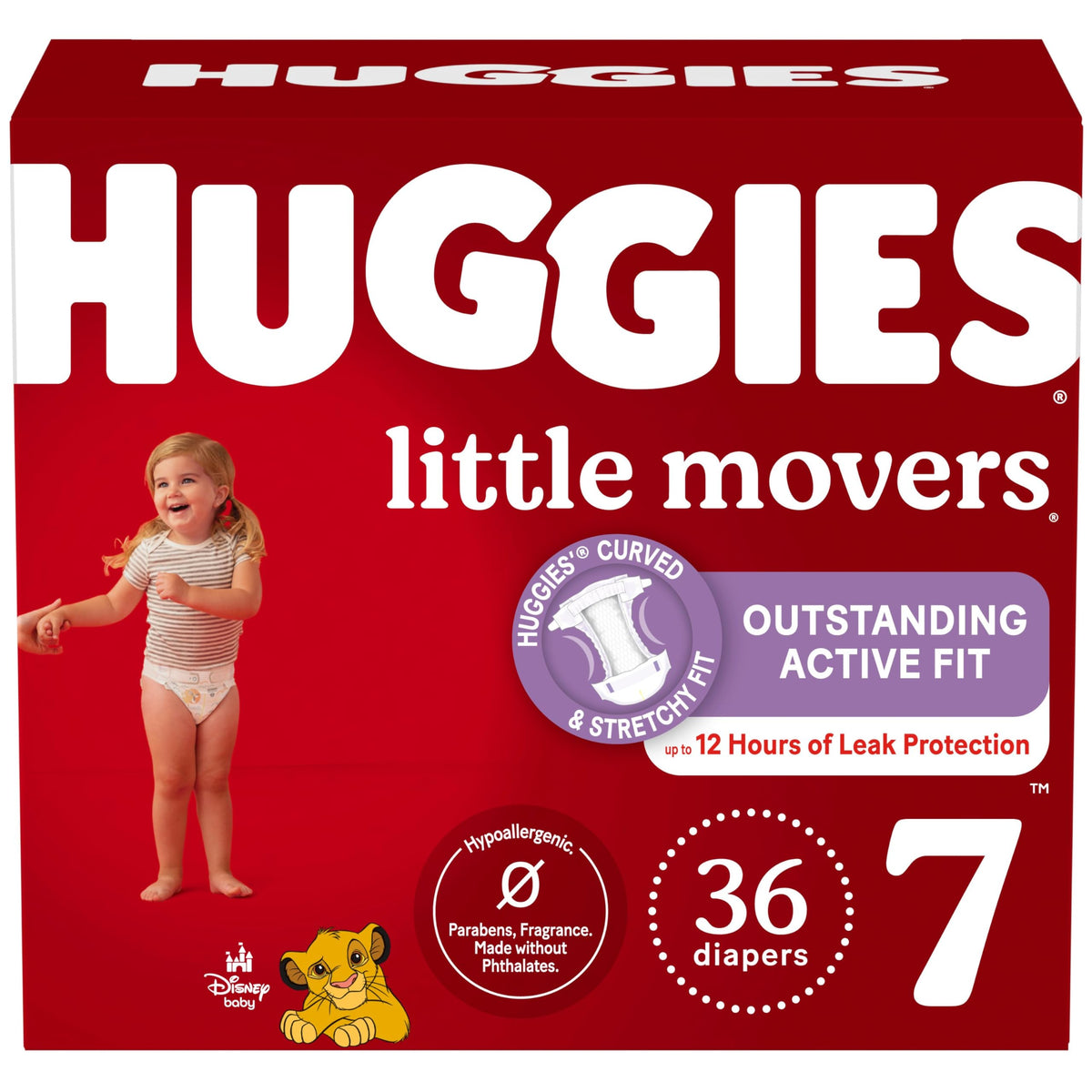 Huggies Little Movers Diapers Size 6, 108 Count (2 Packs of 54)