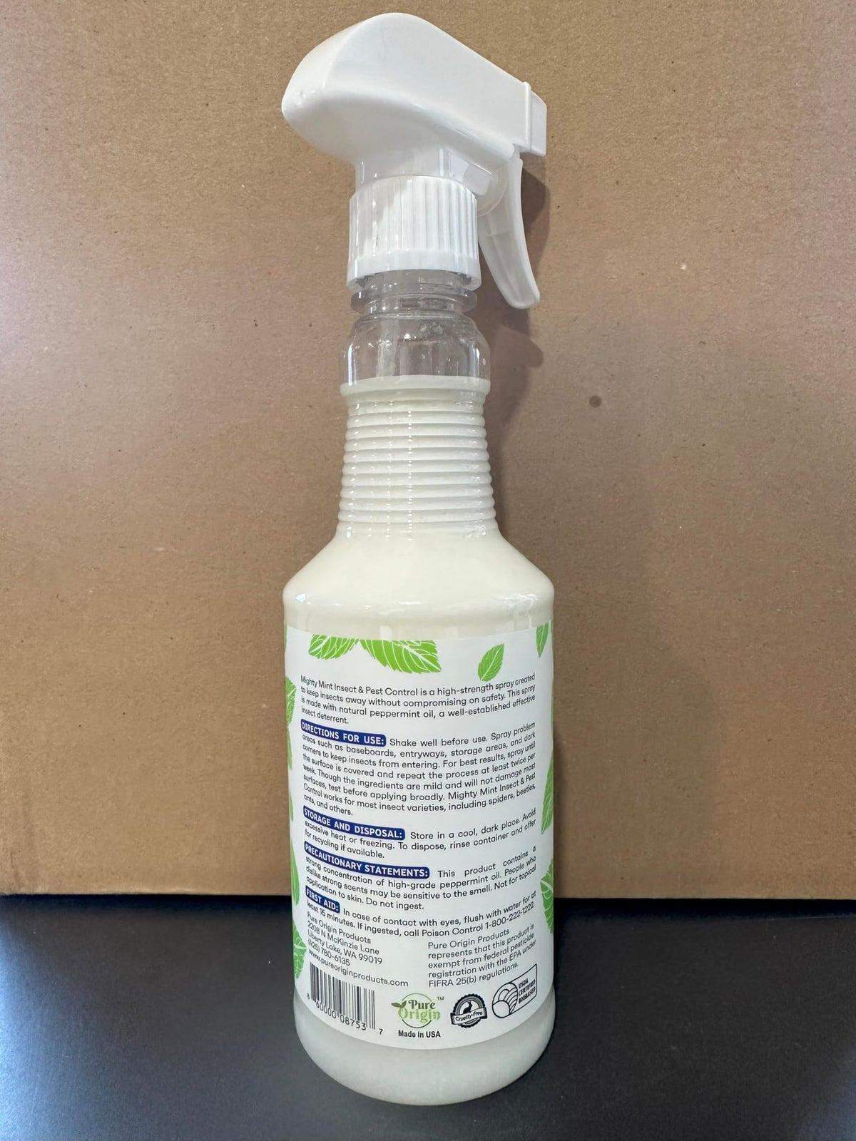 Mighty Mint Peppermint Oil Insect Repellent Spray, 16 oz Father Jim Norris notebooks