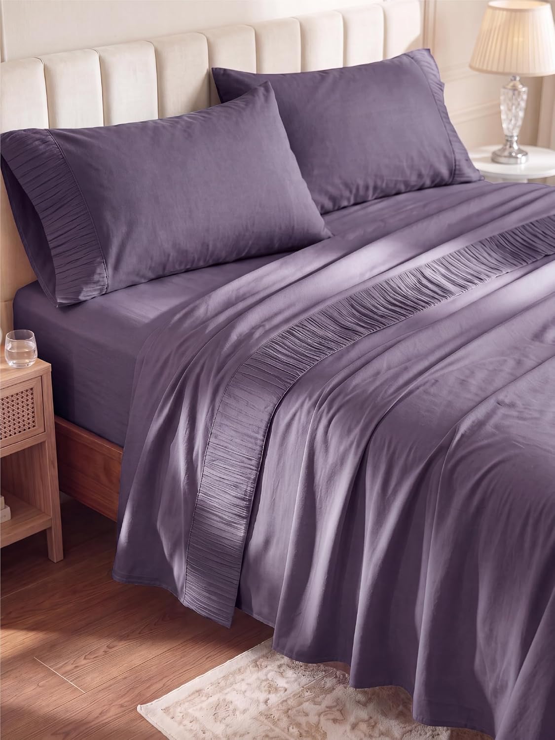 Bedsure Twin Sheets Set - 3 Pieces Soft Twin Bed Sheets - Breathable & Cooling