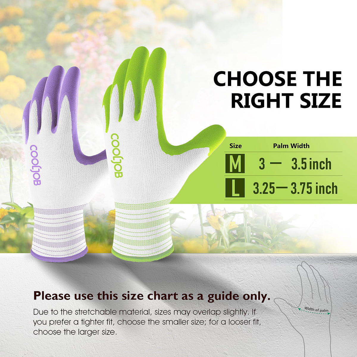 COOLJOB 6 Pairs Gardening Gloves for Women Ladies, Breathable Rubber Coated for Yard Garden, Outdoor Indoor Protective Work with Grip, Medium Size, Red & Green Father Jim Norris notebooks