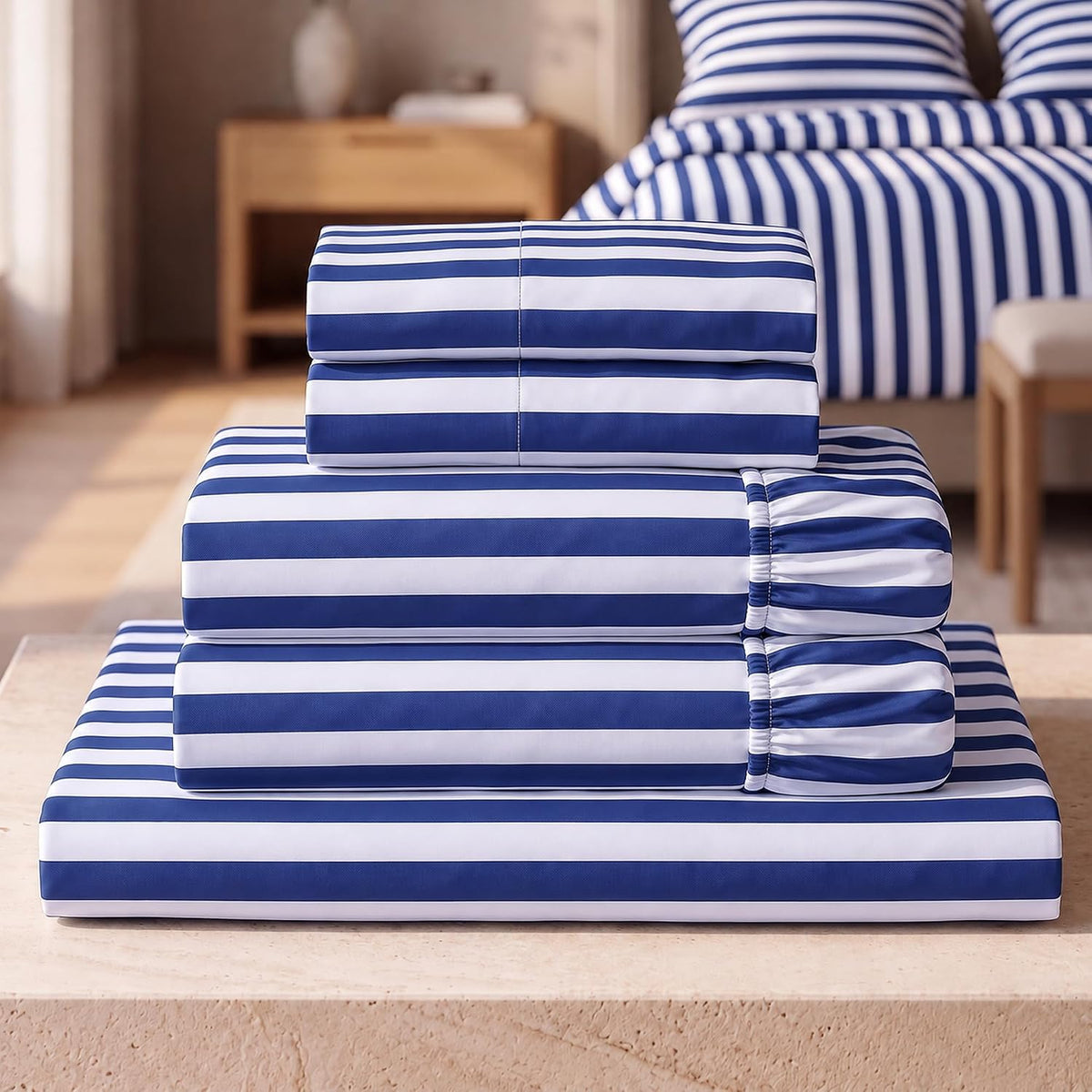 Mellanni Iconic 3-Piece Bed Sheet Set, 16" Deep Pocket (Twin, White)