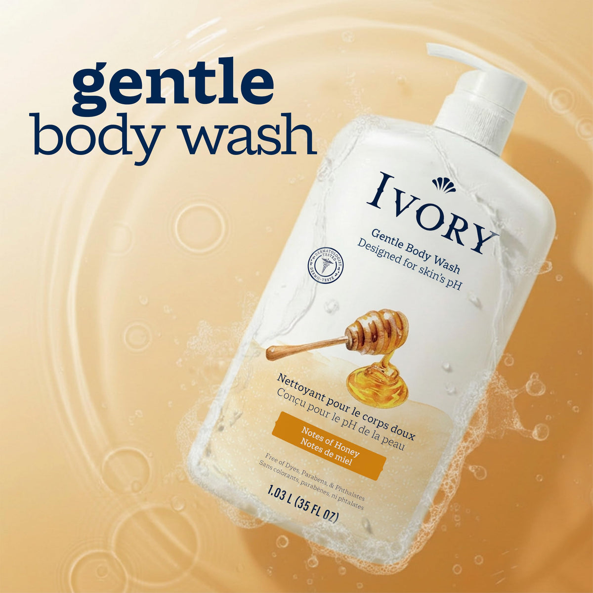 Ivory Body Wash Designed for the Whole Family, Original Scent, 35 fl oz