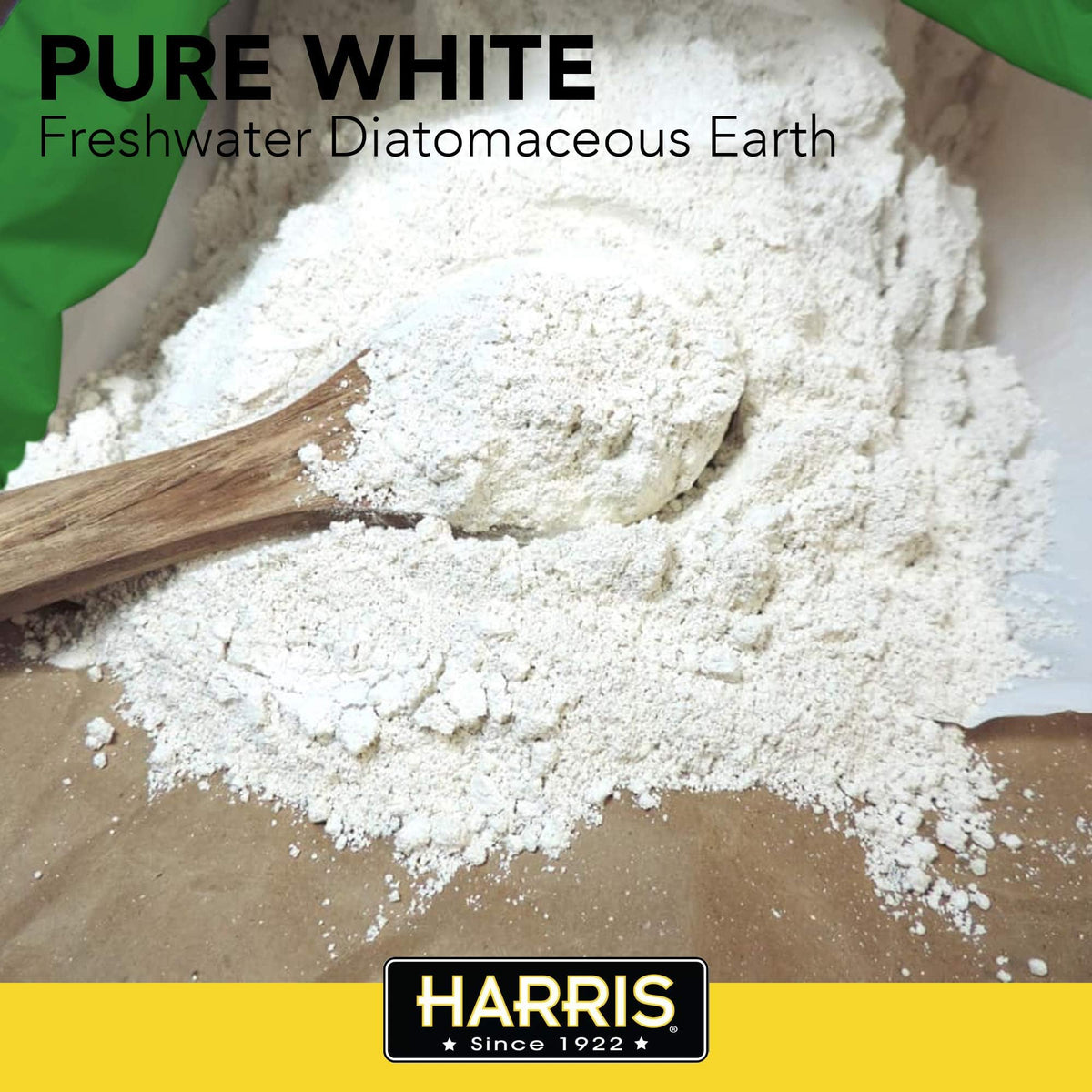 HARRIS Diatomaceous Earth Food Grade, 4lb with Powder Duster Included in The Bag Father Jim Norris notebooks