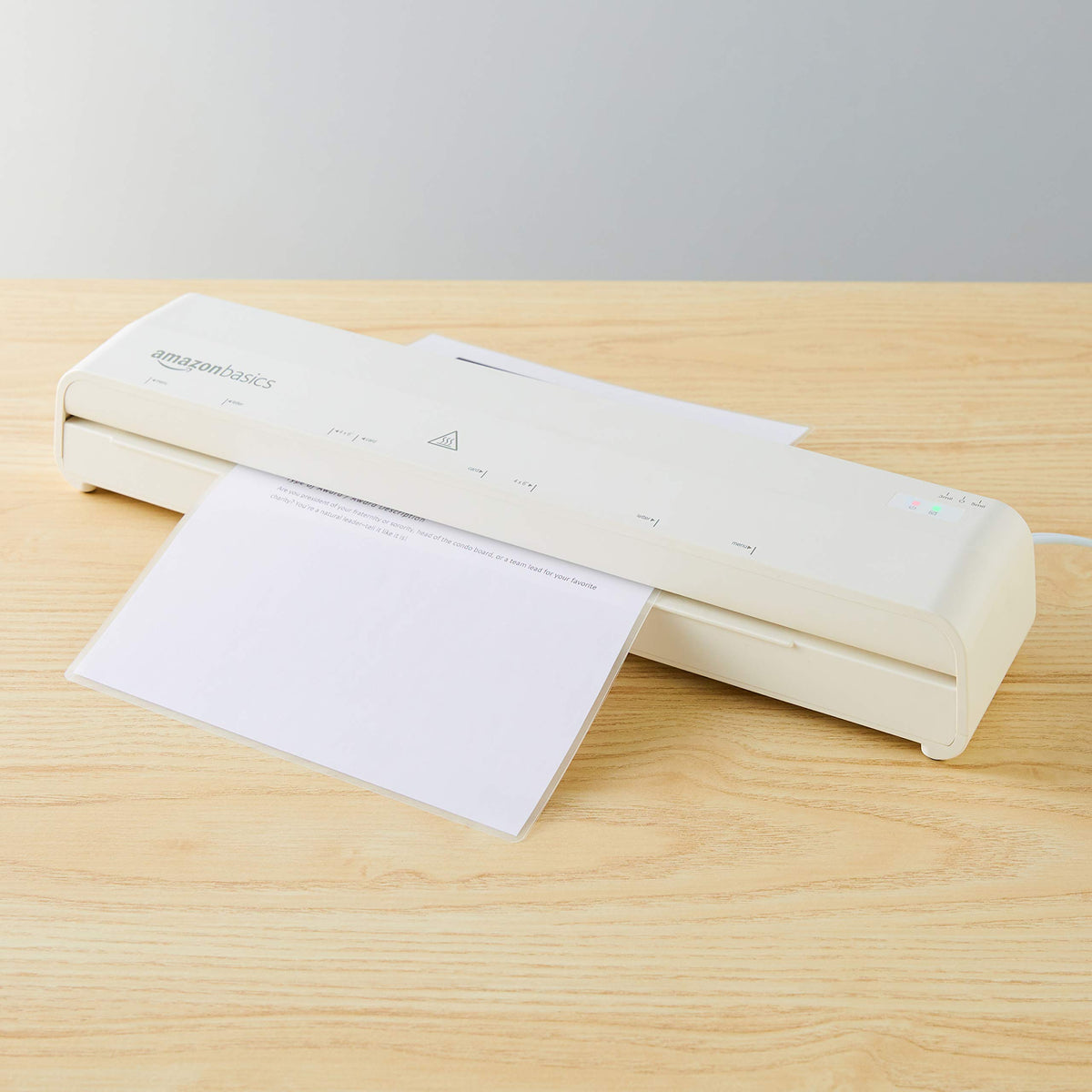 Amazon Basics 9-Inch Thermal Laminator Machine with Quick Warm-Up, 2 Heat Settings, Jam Release for Documents and Photos, White Father Jim Norris notebooks