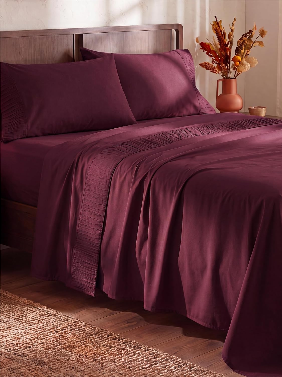 Bedsure Twin Sheets Set - 3 Pieces Soft Twin Bed Sheets - Breathable & Cooling