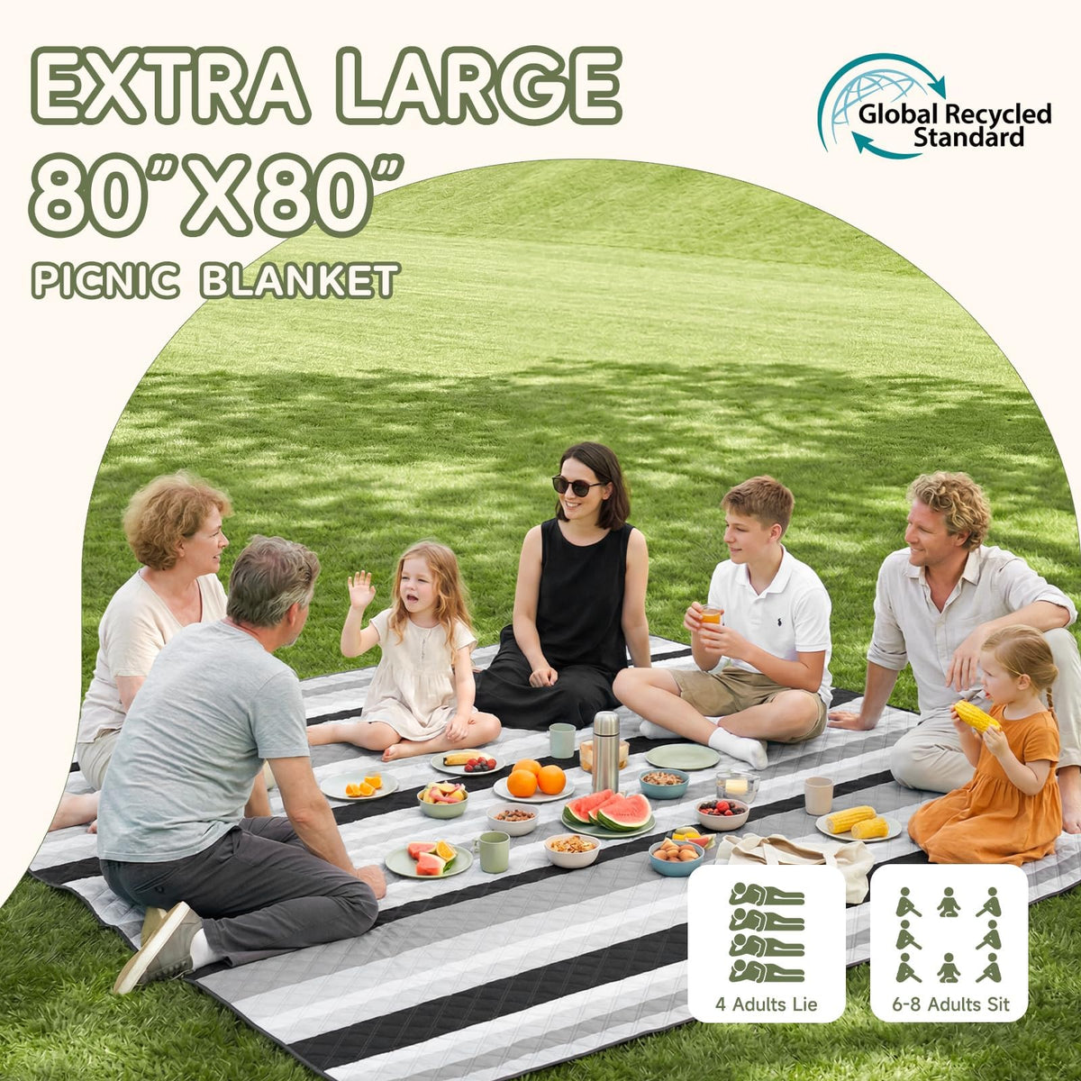 Genovega Waterproof Beach Blanket Picnic Outdoor Mat Rug Extra Large Portable Umbrella Wagon Folding Pop Tent Sun Shelter Shade Canopy Ball Cart Cool Cabana Anchor Fan Mesh Bag Tote Toallas Manta Father Jim Norris notebooks
