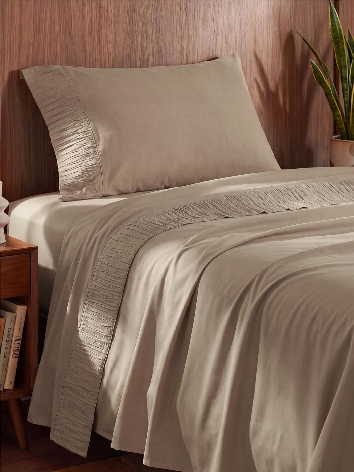 Bedsure Twin Sheets Set - 3 Pieces Soft Twin Bed Sheets - Breathable & Cooling
