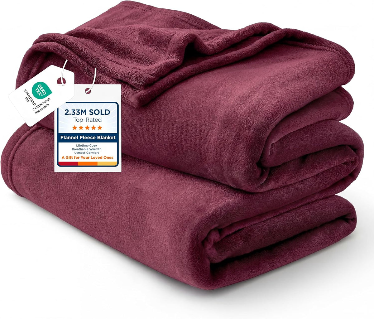 Bedsure Fleece Bed Blankets Queen Size