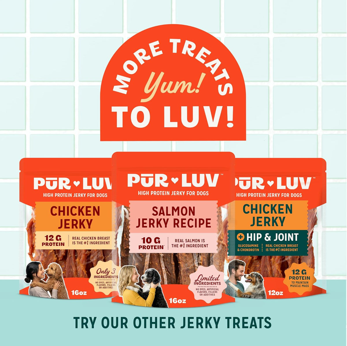 Pur Luv Dog Treats, Chicken Jerky Dog Treat with Real Chicken Breast, 16 oz Father Jim Norris notebooks