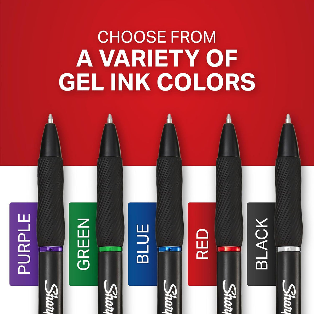 Sharpie S-Gel Gel Pens, Black Barrel, Medium Point (0.7mm), Black Gel Ink, 12 Count - Home, Office, School, Journaling, Writing, Note-Taking, Teacher Supplies Father Jim Norris notebooks