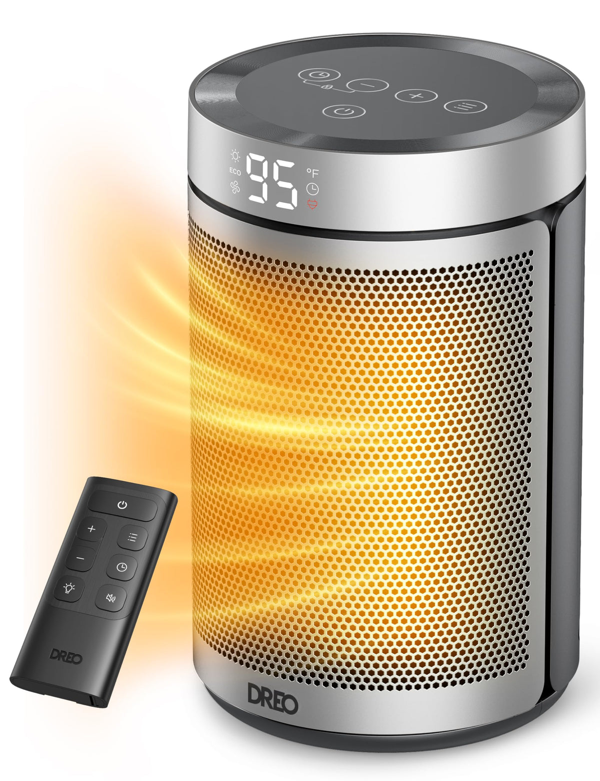 DREO Space Heater, Portable Electric Heaters for Indoor Use with Thermostat