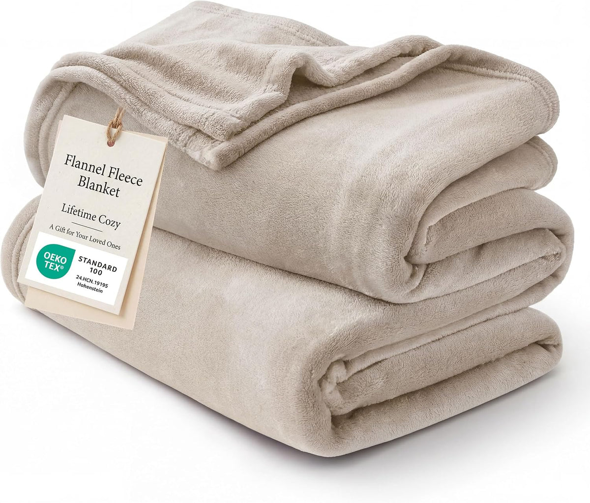 Bedsure Fleece Bed Blankets Queen Size Grey - Soft Cozy Warm Halloween Fall Throw Blanket Lightweight Room Home Decor, Christmas Decorations Gifts for Women and Men, 90x90 inches