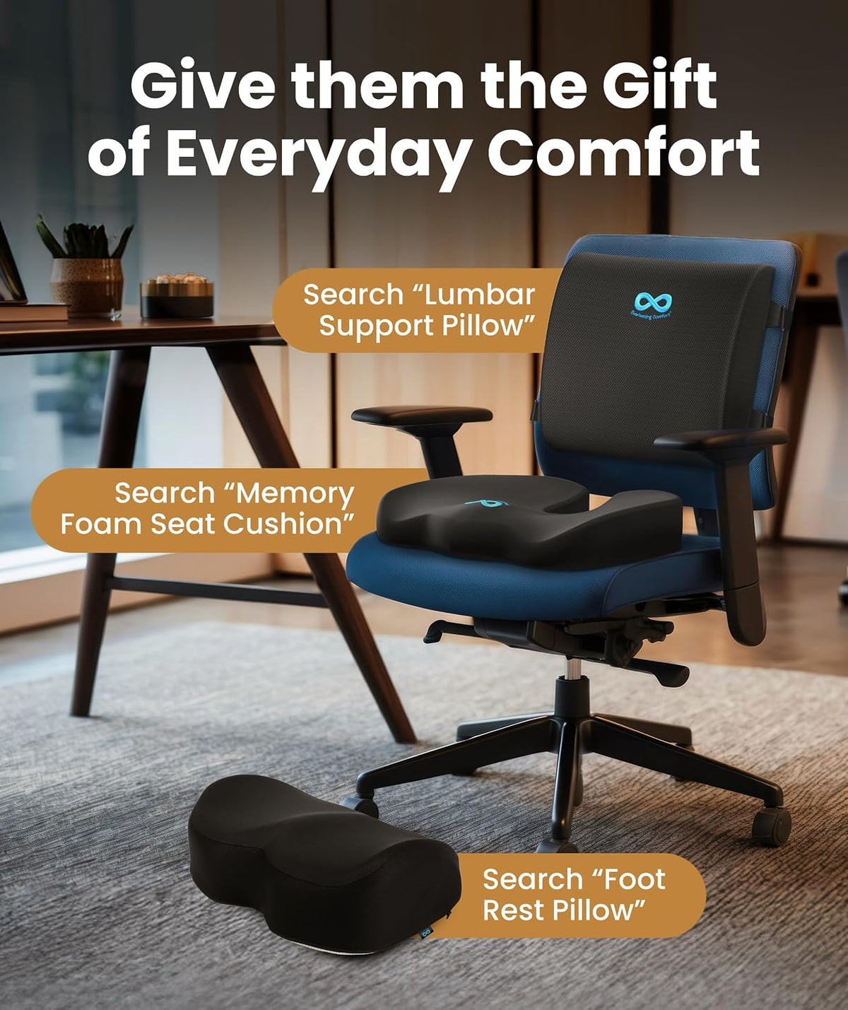 Everlasting Comfort Doctor Recommended Memory Foam Seat Cushion for Office Chairs & Car - Ergonomic Office Desk Accessories - Cushions for Tailbone Pain Relief, Sciatica (Charcoal Black, X-Large) Father Jim Norris notebooks
