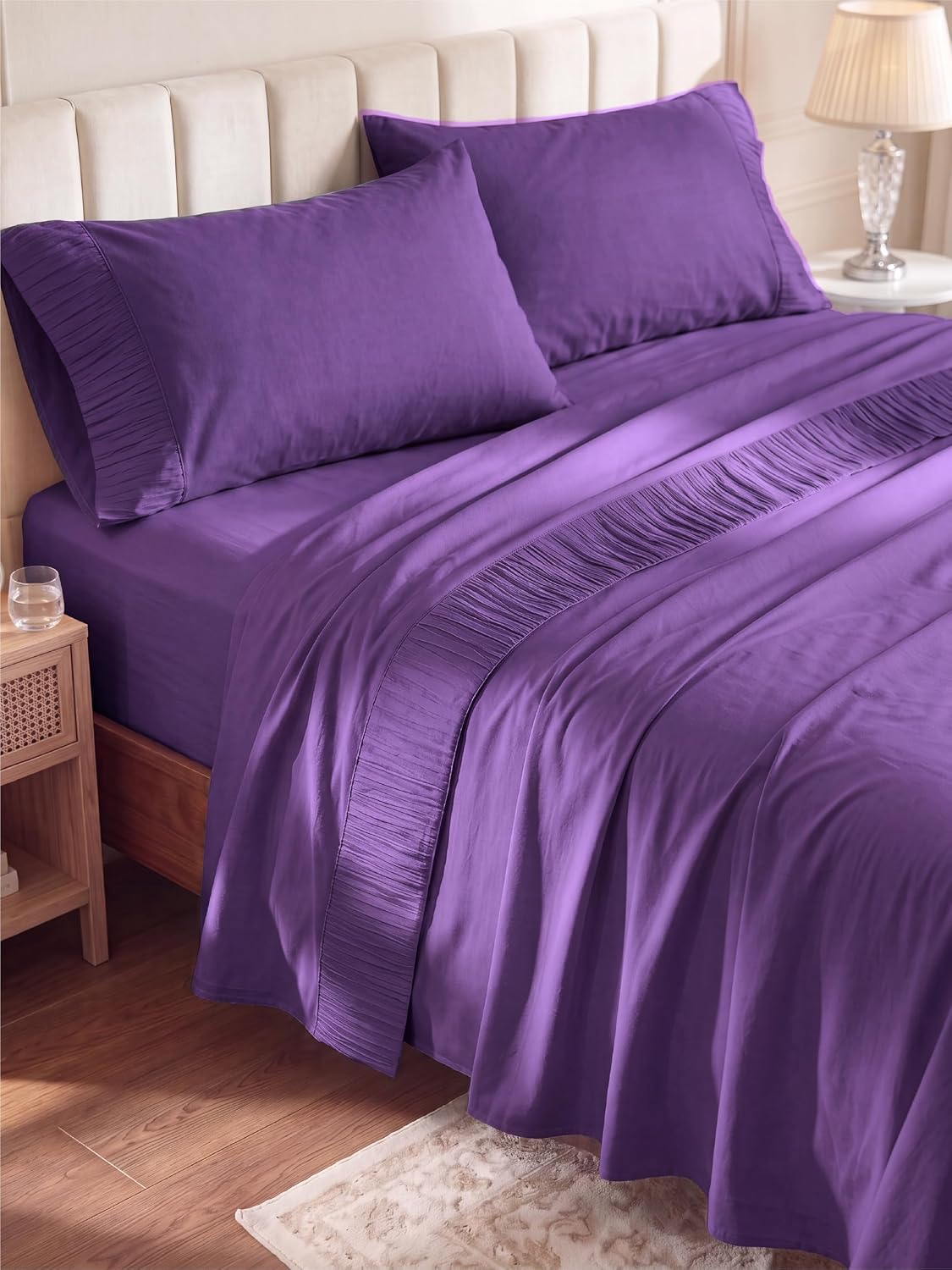 Bedsure Twin Sheets Set - 3 Pieces Soft Twin Bed Sheets - Breathable & Cooling
