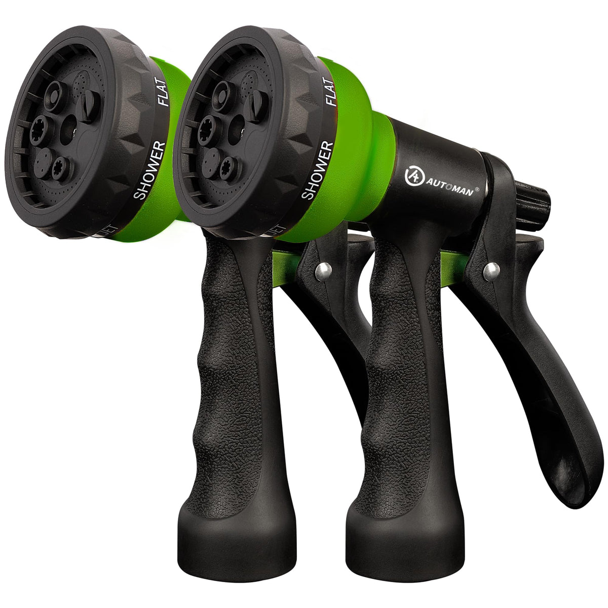 AUTOMAN Garden Hose Nozzle, Water Hose Sprayer Nozzle with 7 Adjustable Watering Patterns, Slip Resistant for Watering Plants, Lawn& Garden, Washing Cars, Cleaning, Showering Pets & Outdoor Fun. Father Jim Norris notebooks