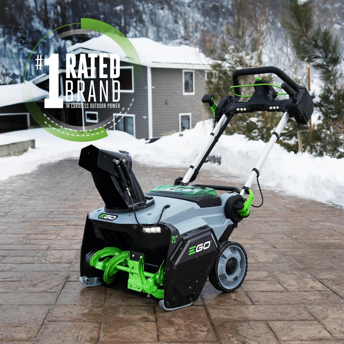 EGO Power+ 21" Electric Snow Blower, Gray/Black, Cordless Steel Auger, Includes (2) 56V 5.0Ah Batteries and Dual Port Charger, SNT2112 Father Jim Norris notebooks