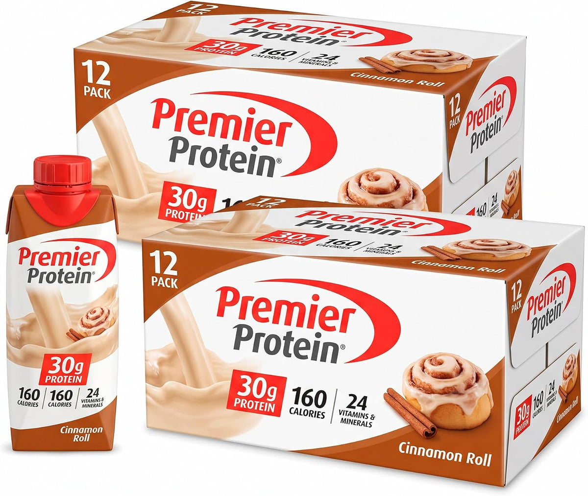 Premier Protein 30g High Protein Shake, Chocolate, 12 Pack