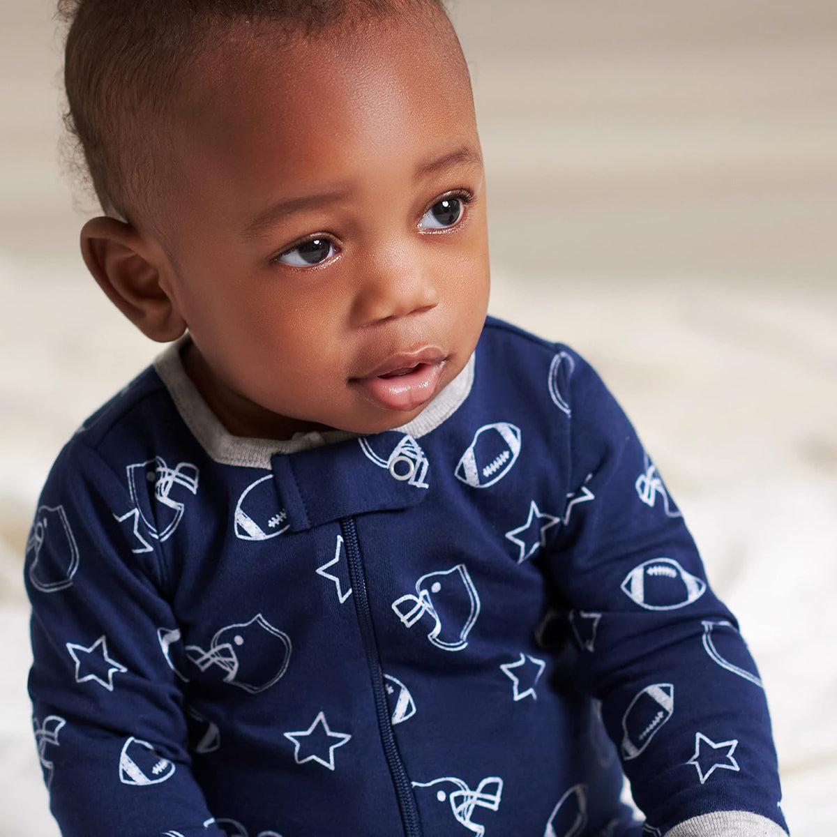 Gerber Baby Boys' 4 Pack Sleep 'N Play Footie