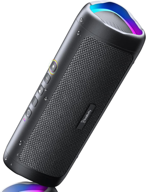 Bluetooth Speaker, 20W HD Sound, Portable Wireless, IPX5 Waterproof, Up to 24H Playtime, TWS Pairing, for Home/Party/Outdoor/Camping/Beach Essentials, Electronic Gadgets, Birthday Gift (Black) Father Jim Norris notebooks