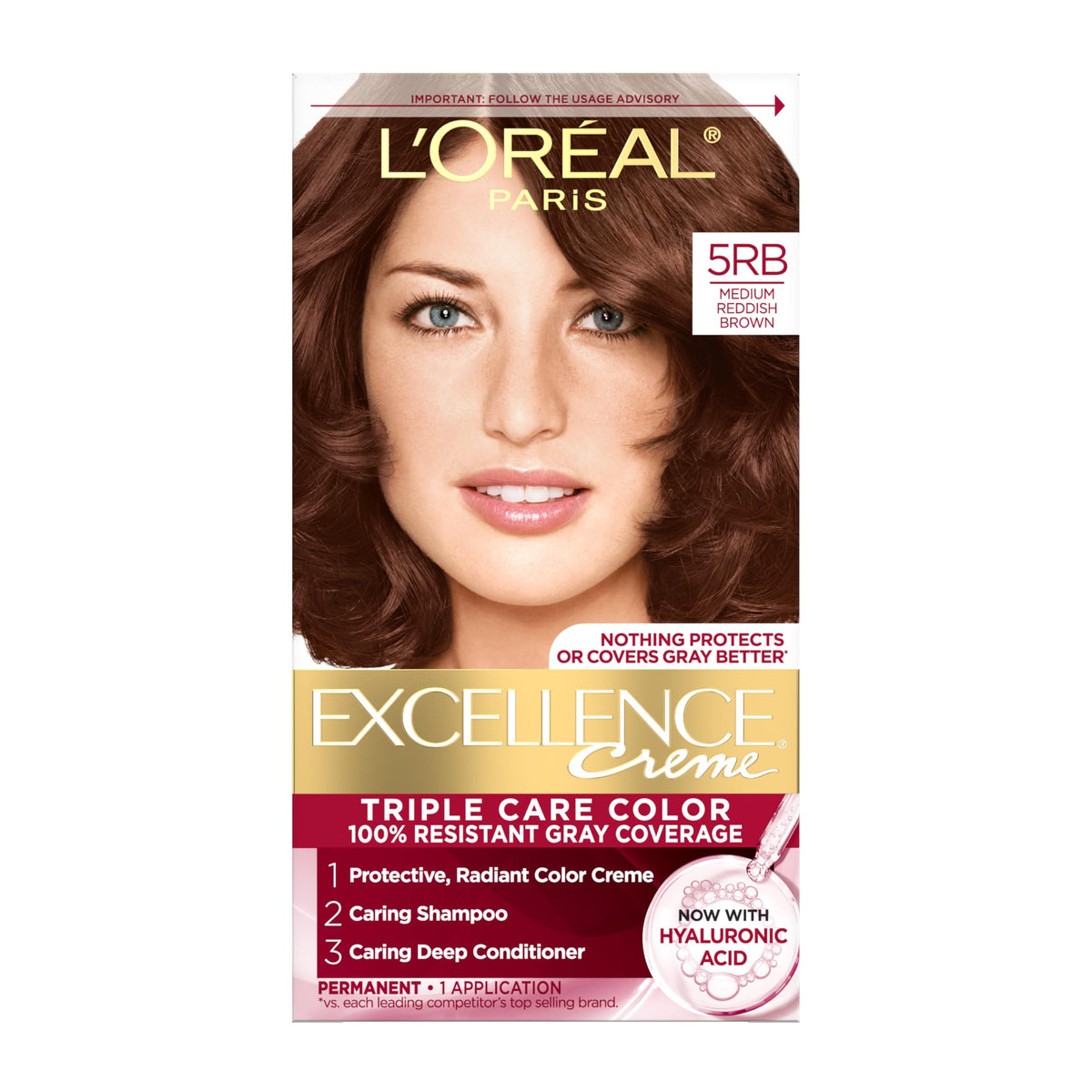 L'Oreal Paris Excellence Crème Hair Color, 4AR Dark Chocolate Brown Father Jim Norris notebooks