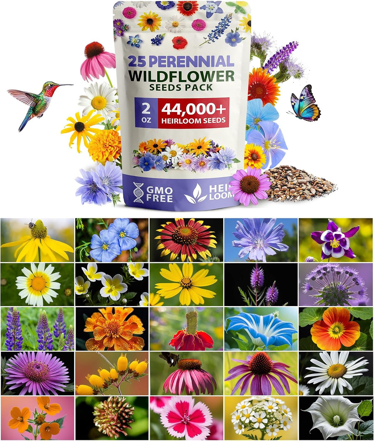 HOME GROWN 15 Herb Seed Variety Kit, 5100+ Seeds, Culinary Herb Kit Father Jim Norris notebooks