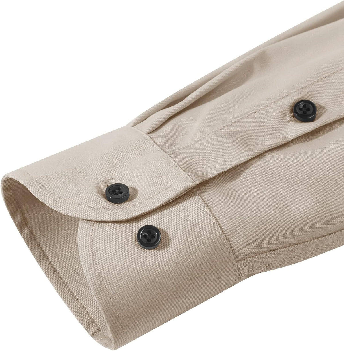 Men’s Wrinkle Free Dress Shirts Regular Fit Long Sleeve Non Iron Business Casual Wedding Stretch Button Down Shirt