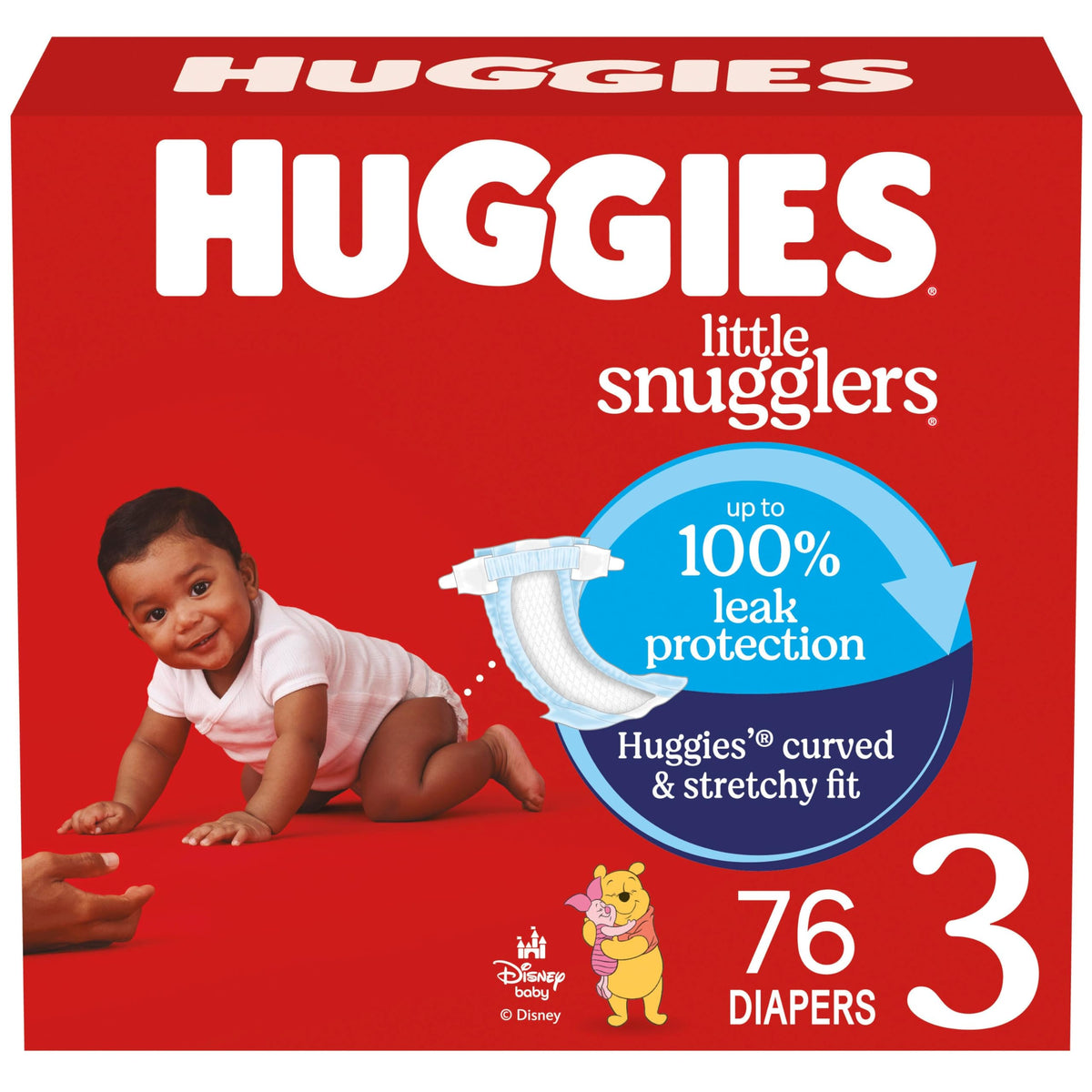 Huggies Little Snugglers Newborn Diapers, 144 Count