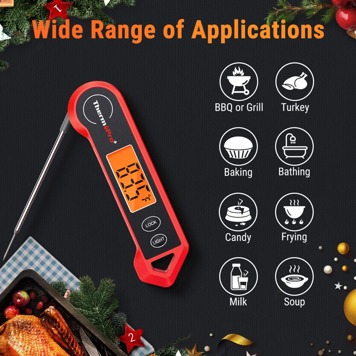 TempPro TempSwift 1 Sec Instant Read Meat Thermometer Digital Father Jim Norris notebooks