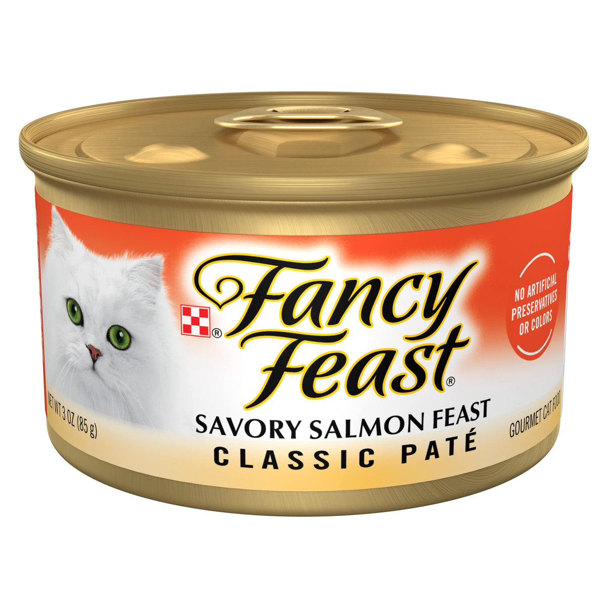 Purina Fancy Feast Seafood Classic Pate Variety Pack, 3 oz Cans, 30-Pack