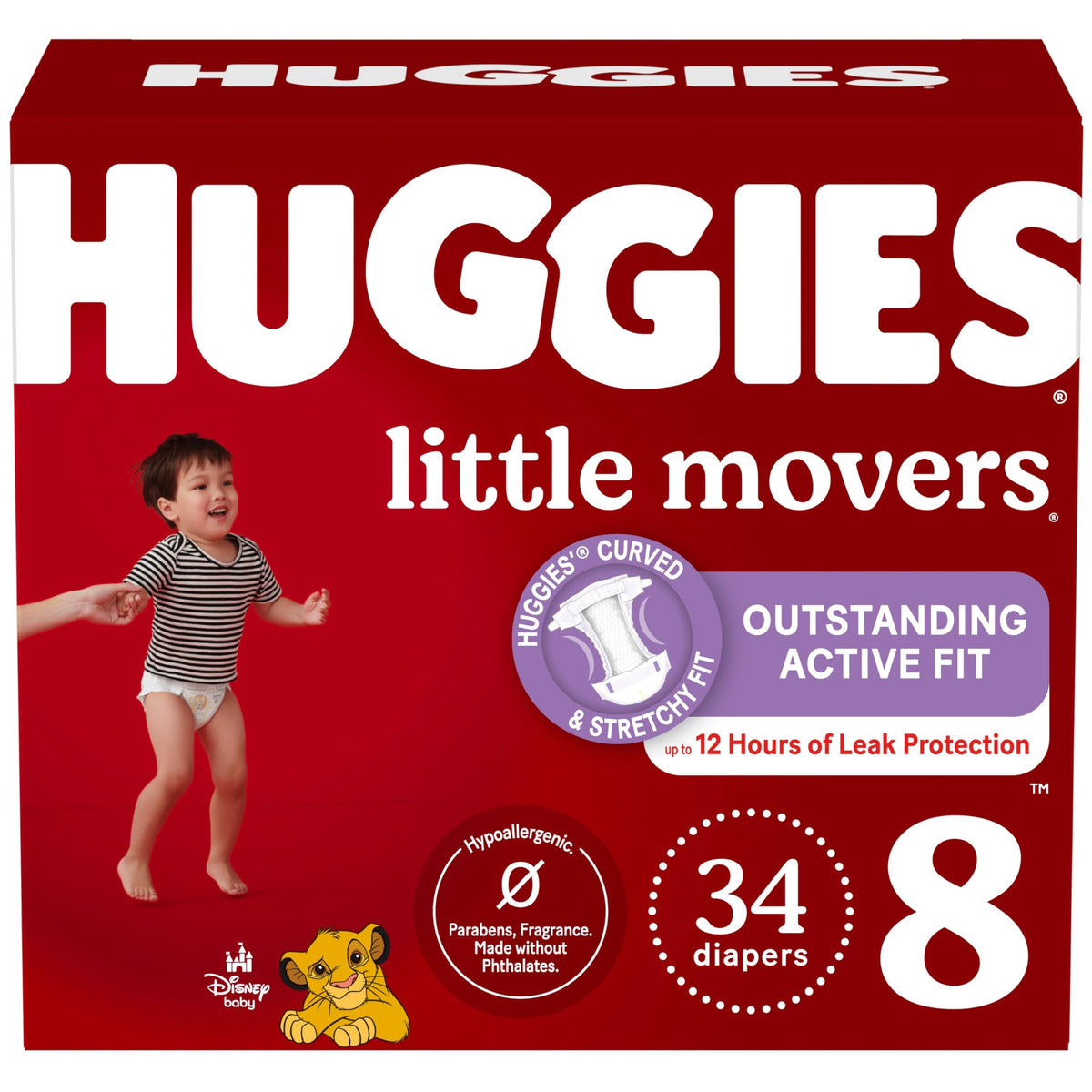 Huggies Little Movers Diapers Size 6, 108 Count (2 Packs of 54)