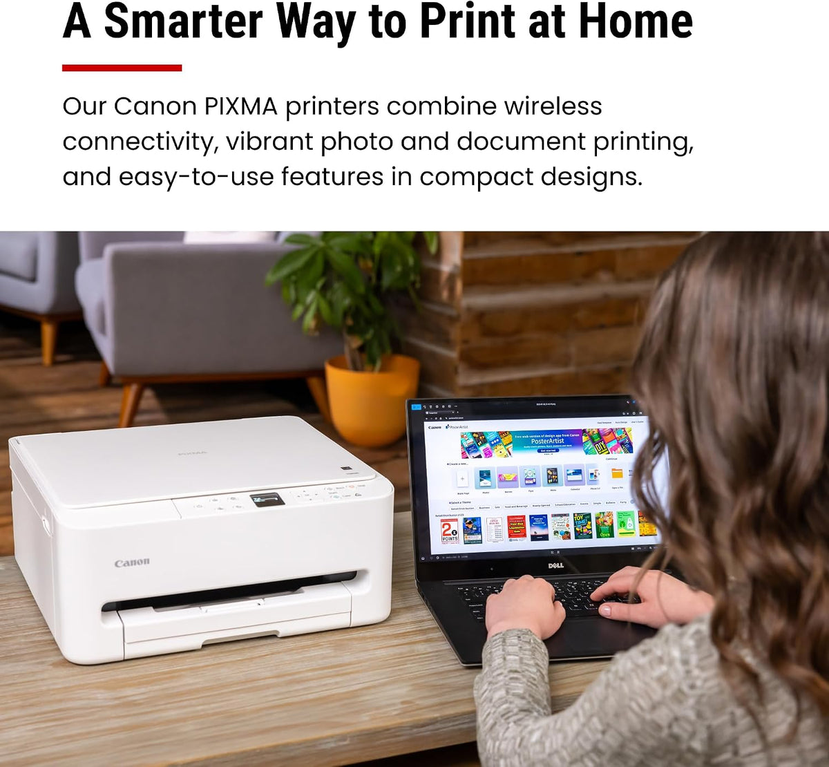 Canon PIXMA TS6520 Wireless Color Inkjet Printer, Duplex Printing, Copier/Scanner, 1.42" OLED Display, Compact, White Father Jim Norris notebooks