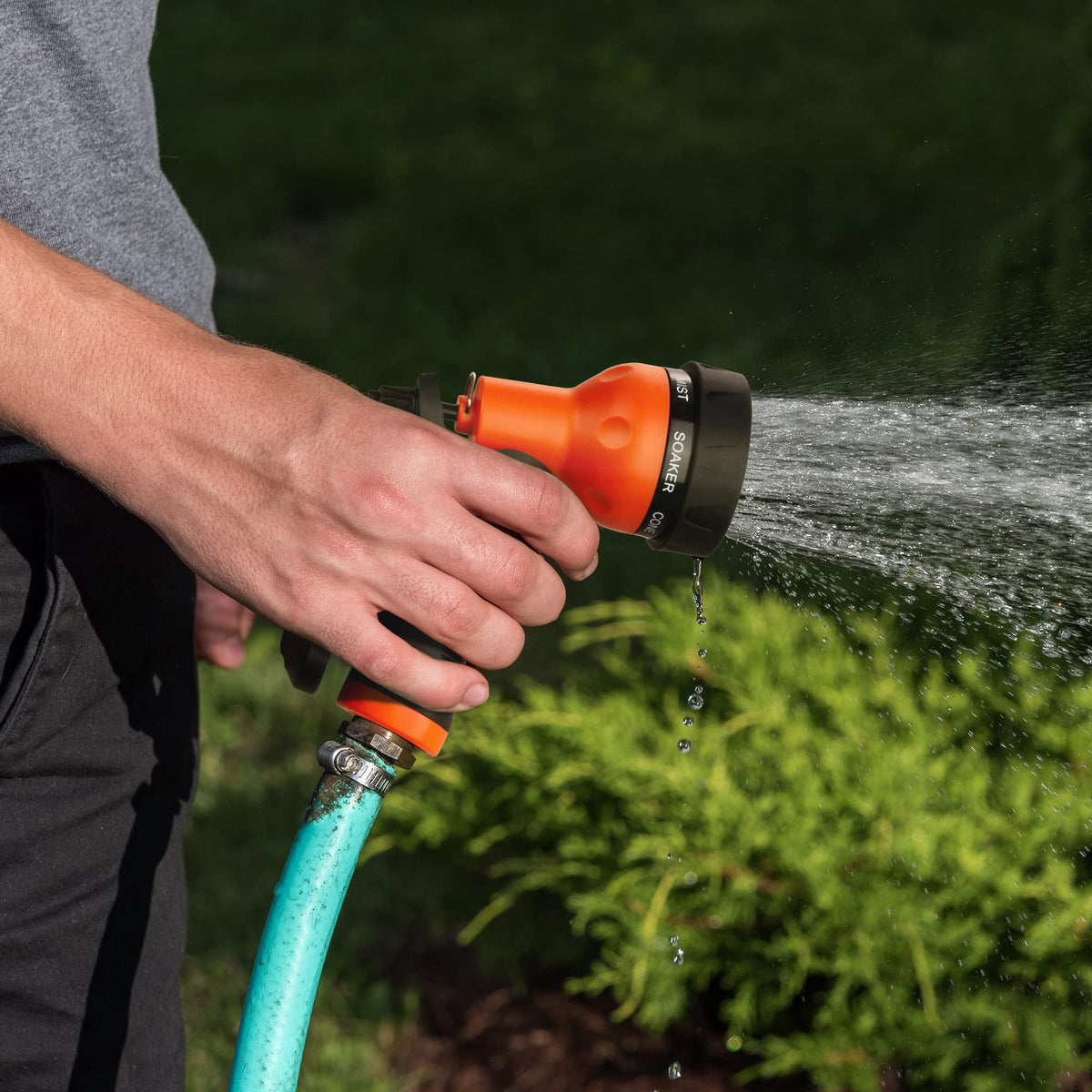 AUTOMAN Garden Hose Nozzle, Water Hose Sprayer Nozzle with 7 Adjustable Watering Patterns, Slip Resistant for Watering Plants, Lawn& Garden, Washing Cars, Cleaning, Showering Pets & Outdoor Fun. Father Jim Norris notebooks