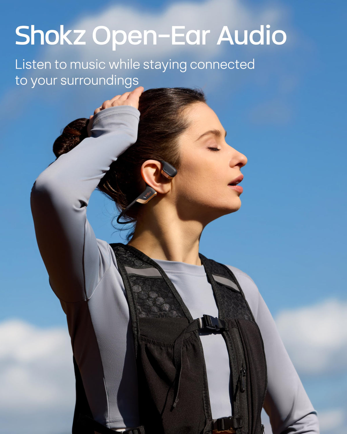 SHOKZ OpenRun Pro 2 Bone Conduction Bluetooth Sport Headphones, Black Father Jim Norris notebooks