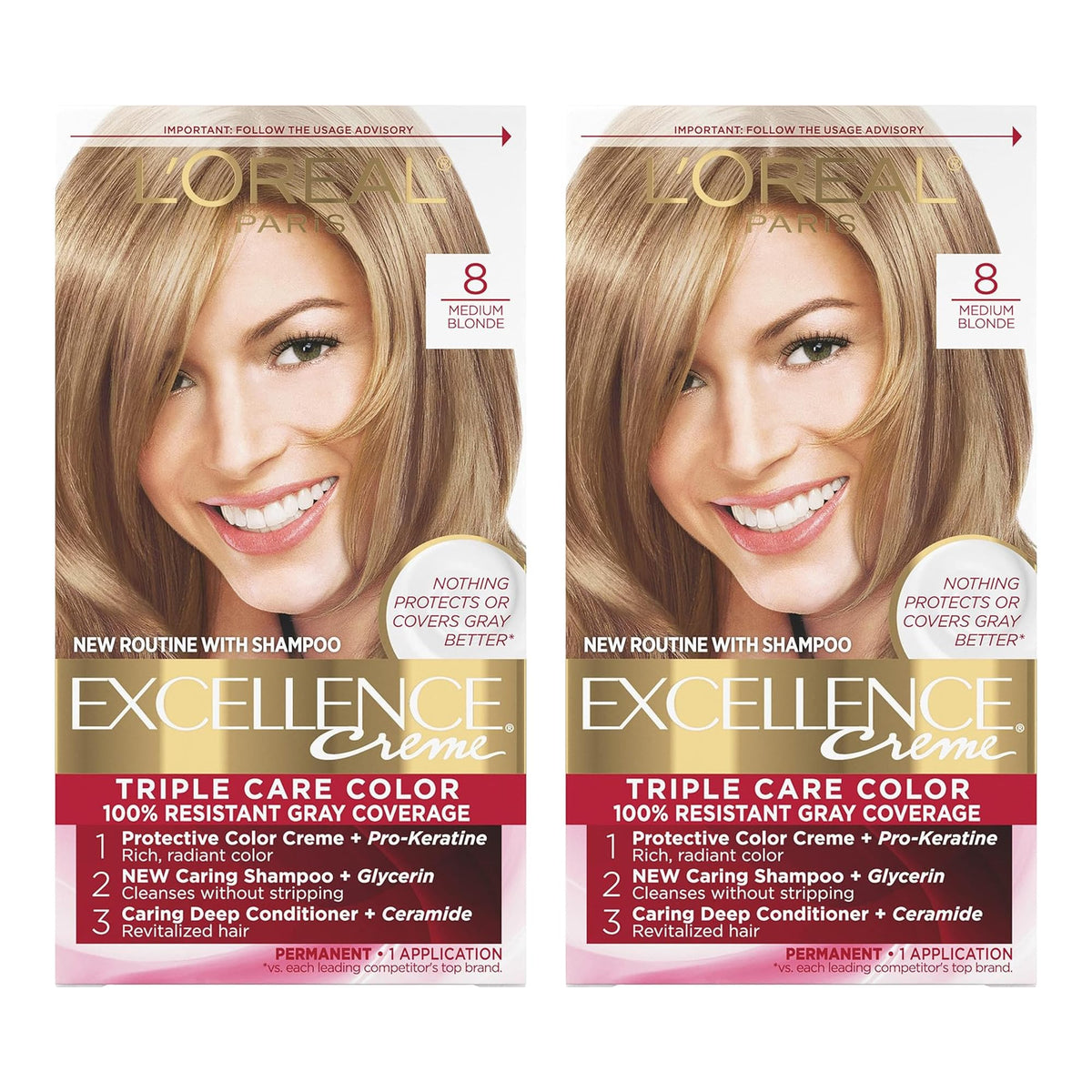 L'Oreal Paris Excellence Crème Hair Color, 4AR Dark Chocolate Brown Father Jim Norris notebooks