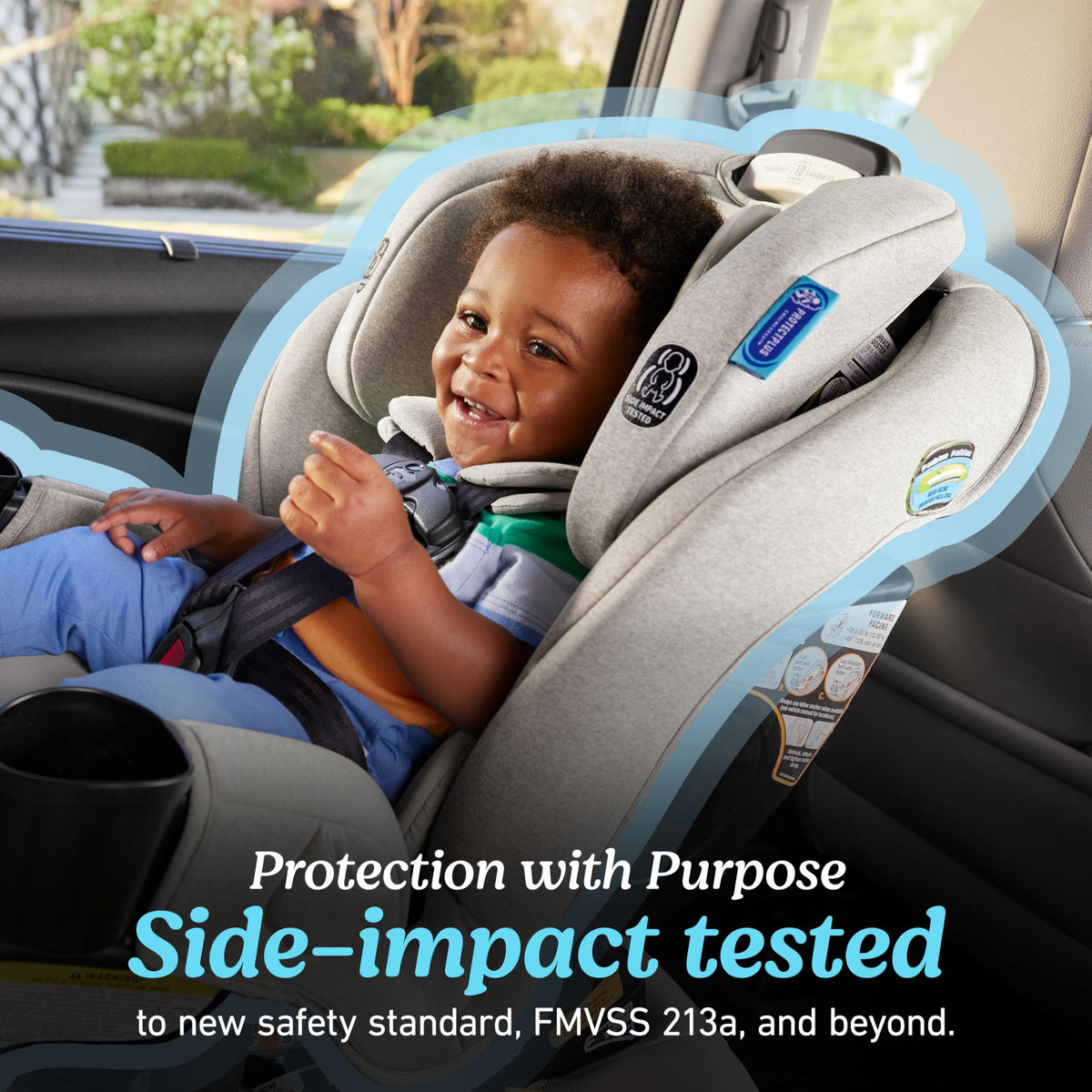 Graco Extend2Fit 2-in-1 Convertible Car Seat, Gotham