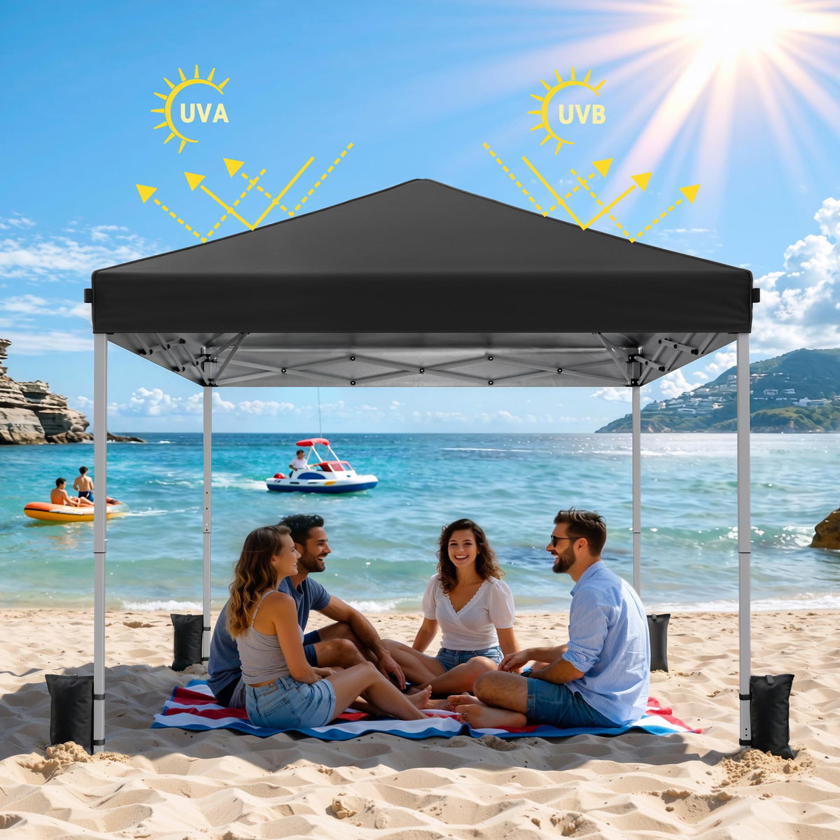 10x10 Pop Up Canopy Tent with One-Push Center Lock,Dark Gray Father Jim Norris notebooks