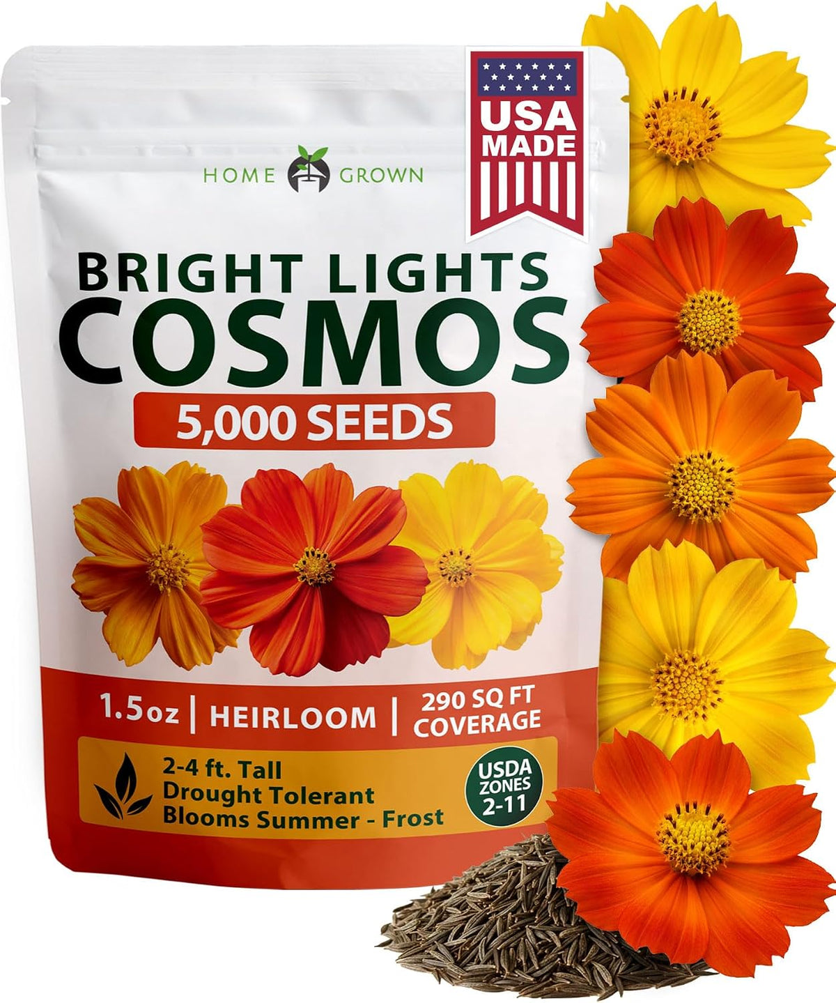 HOME GROWN 15 Herb Seed Variety Kit, 5100+ Seeds, Culinary Herb Kit Father Jim Norris notebooks