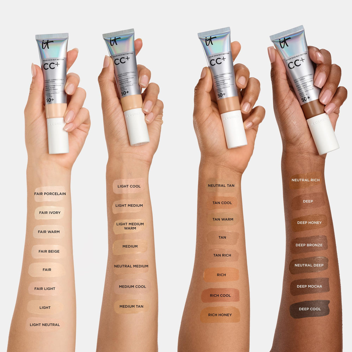 IT Cosmetics CC+ Cream with SPF 50+ Full Coverage Foundation Natural Finish Father Jim Norris notebooks