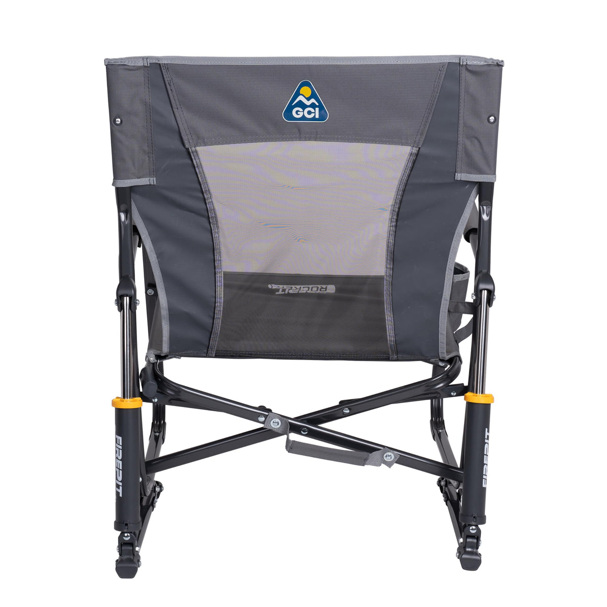GCI Outdoor Freestyle Rocker XL with Side Table Camping Chair | Portable Folding Rocking Chair with Solid, Durable Armrests, Drink Holder & Comfortable Backrest — Black Father Jim Norris notebooks