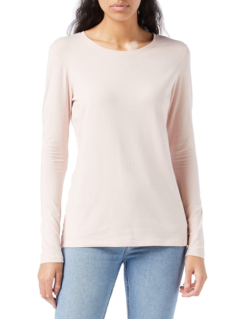 Amazon Essentials Women's Regular-Fit Long-Sleeve Crewneck T-Shirt