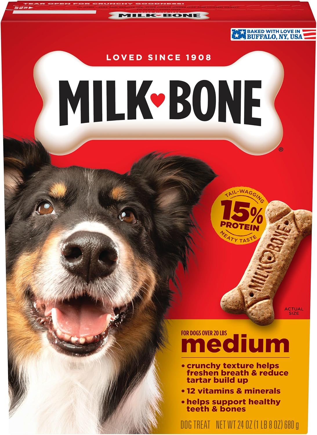 Milk-Bone Original Biscuits Large Dog Treats, 24 Ounce (Pack of 12) Father Jim Norris notebooks