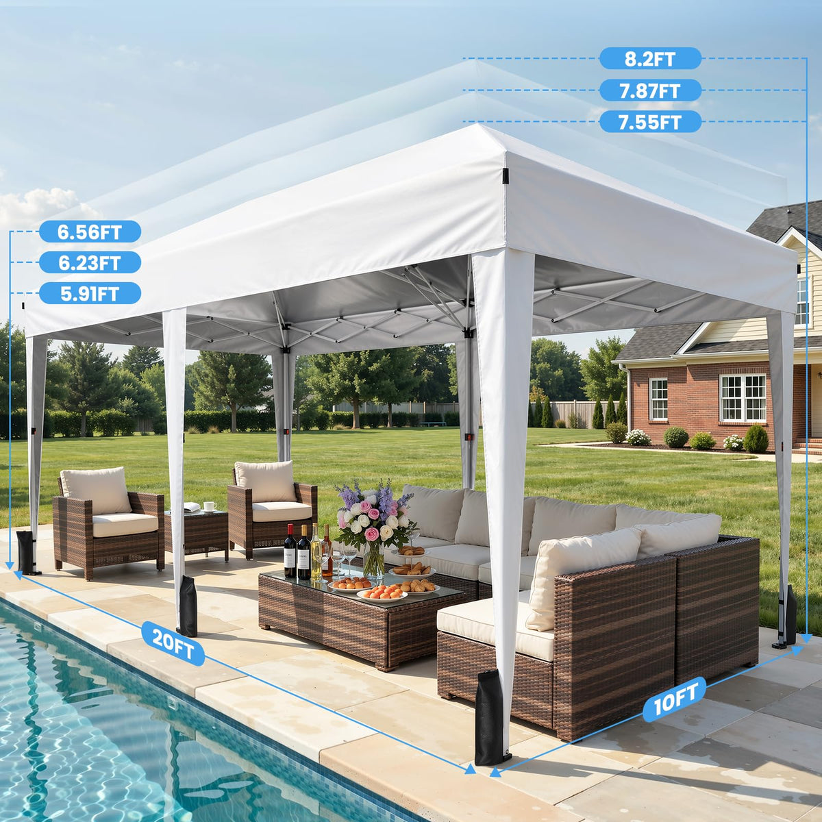 10x10 Pop Up Canopy Tent with One-Push Center Lock,Dark Gray Father Jim Norris notebooks