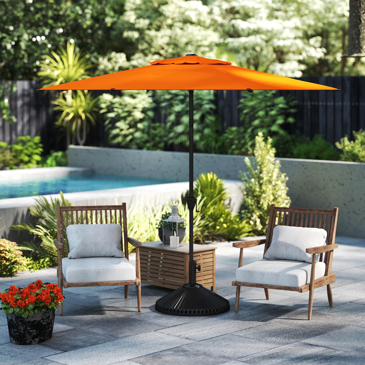 Abba Patio 7.5FT Lyon Outdoor Patio Umbrella Outdoor Table Umbrella with Push Button Tilt and Crank Market Umbrella 6 Sturdy Ribs UV Protection Waterproof for Garden Deck Backyard Pool Grey Father Jim Norris notebooks