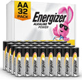 Energizer AA Batteries Alkaline Power, 32 Count Alkaline Double A Battery Pack