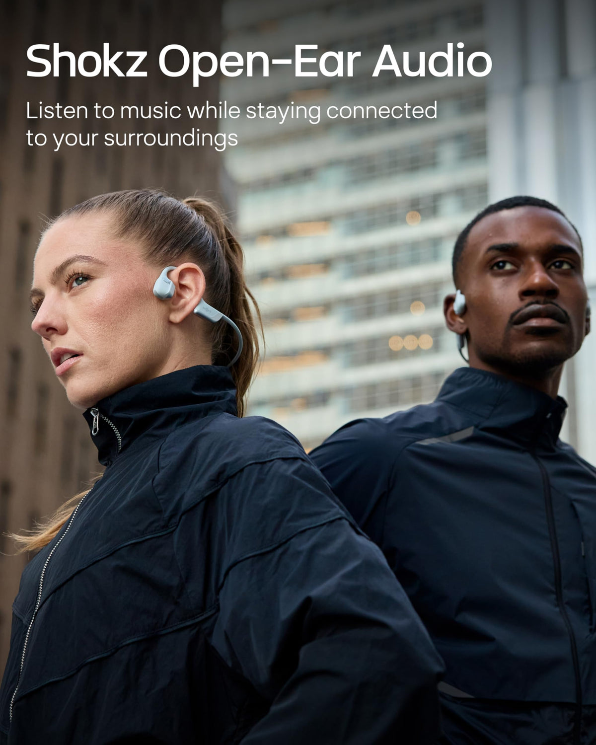 SHOKZ OpenRun Pro 2 Bone Conduction Bluetooth Sport Headphones, Black Father Jim Norris notebooks