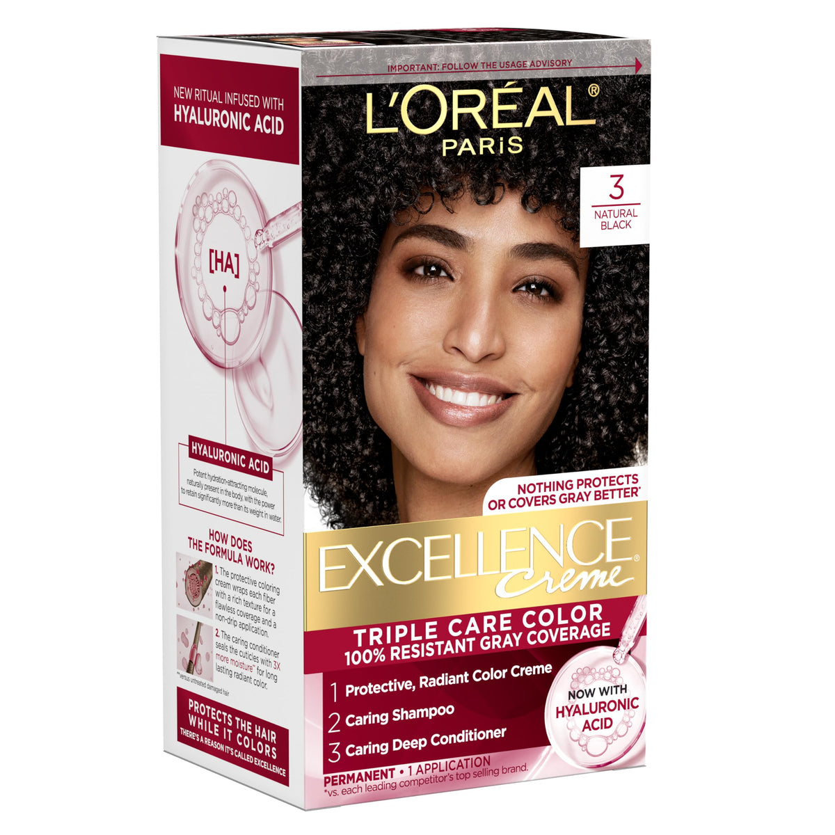 L'Oreal Paris Excellence Crème Hair Color, 4AR Dark Chocolate Brown Father Jim Norris notebooks